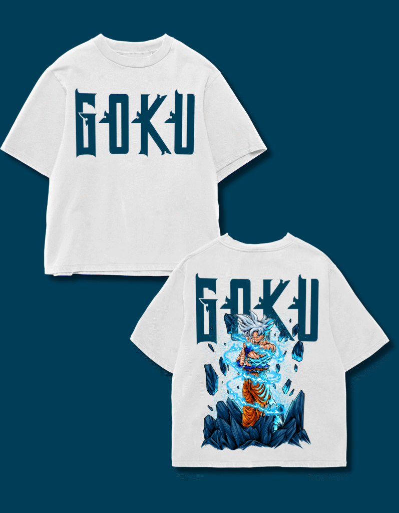 man printed oversized